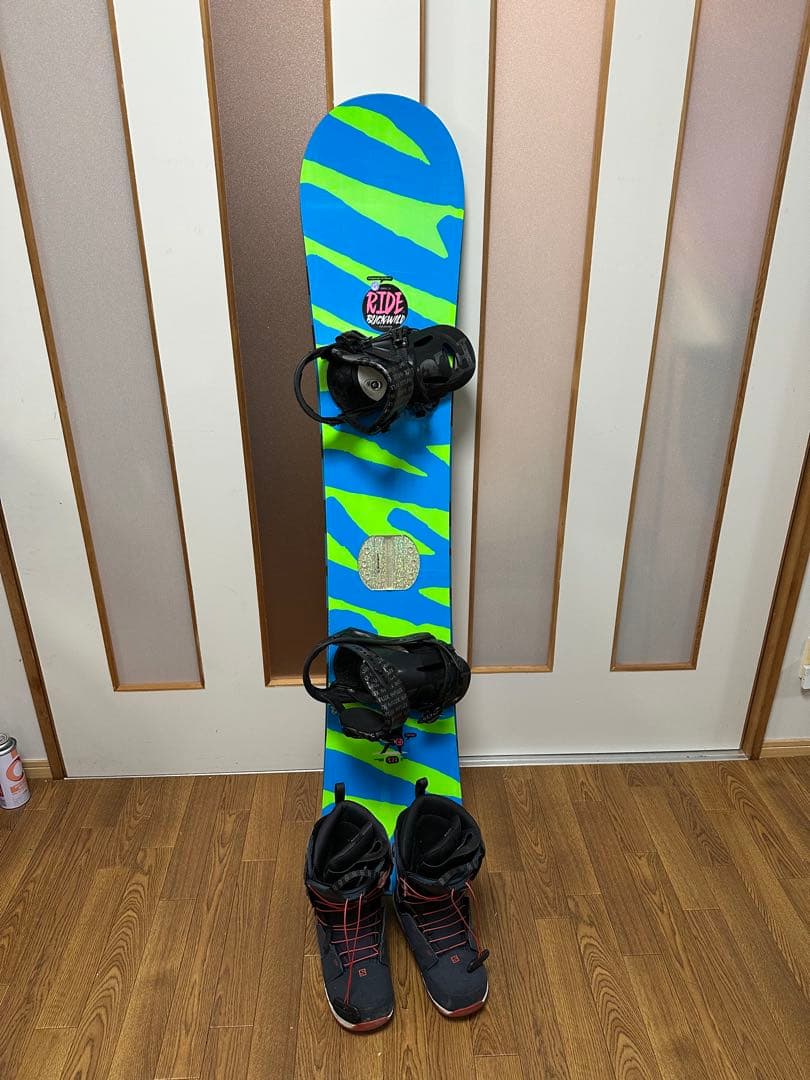 4セットRide Buckwildスノー ボード153cmビンディング付ブツ