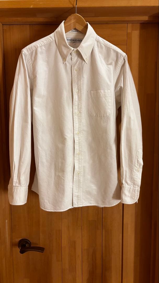 インディビジュアライズド ボタンダウン白シャツ 16-33 　Lサイズ