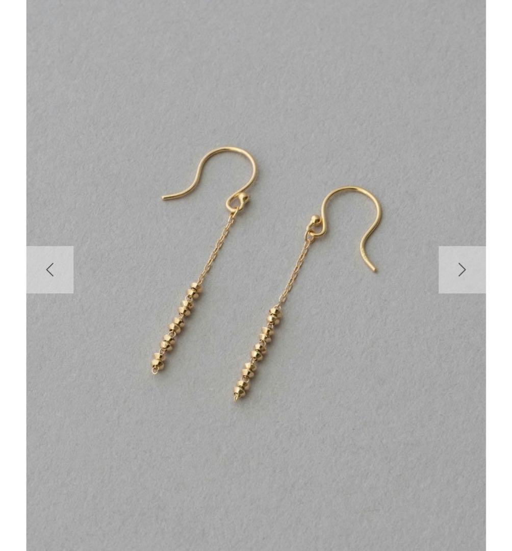 ete ゴールド チェーンピアス