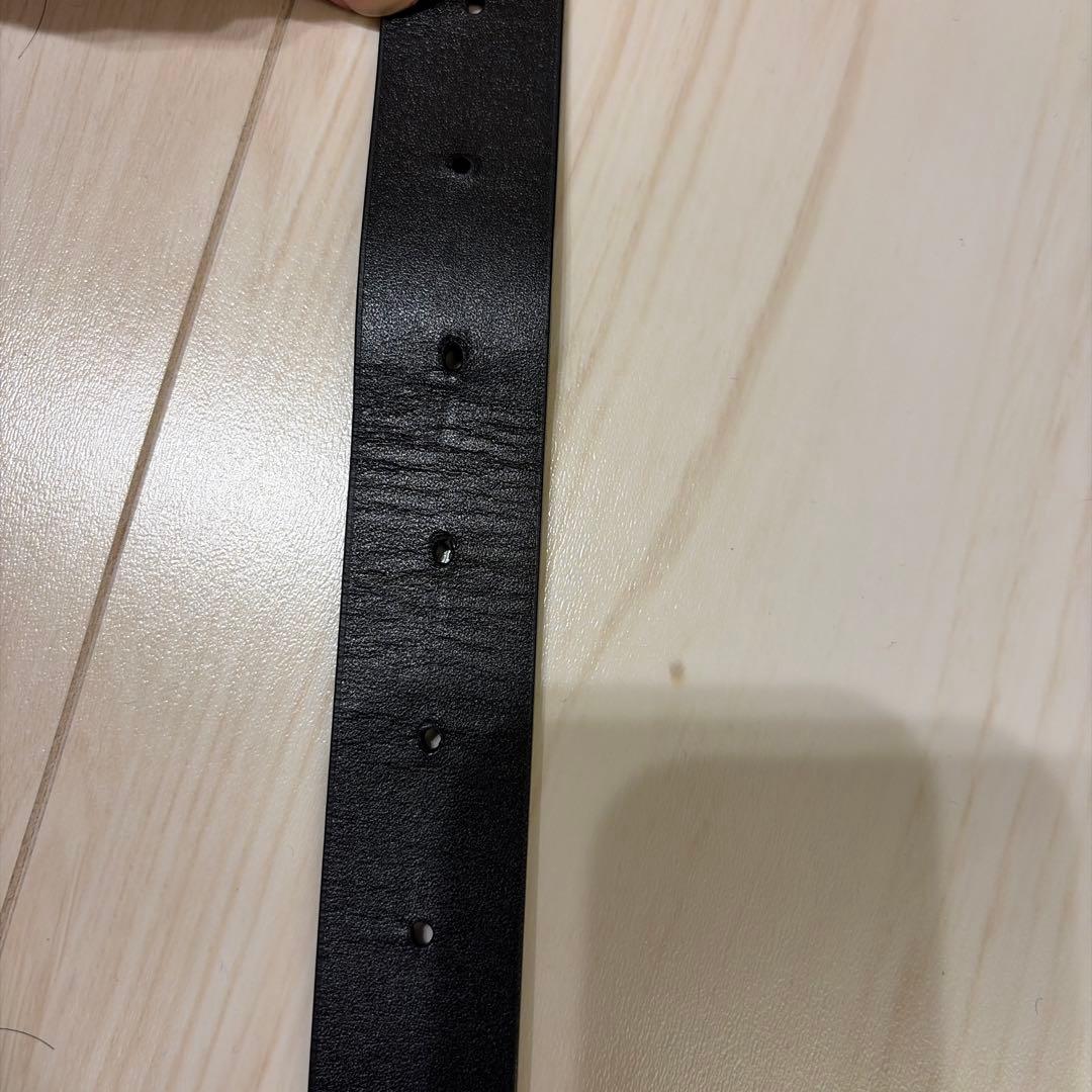 25ss AURALEE スクウェア バックル ベルト レザー