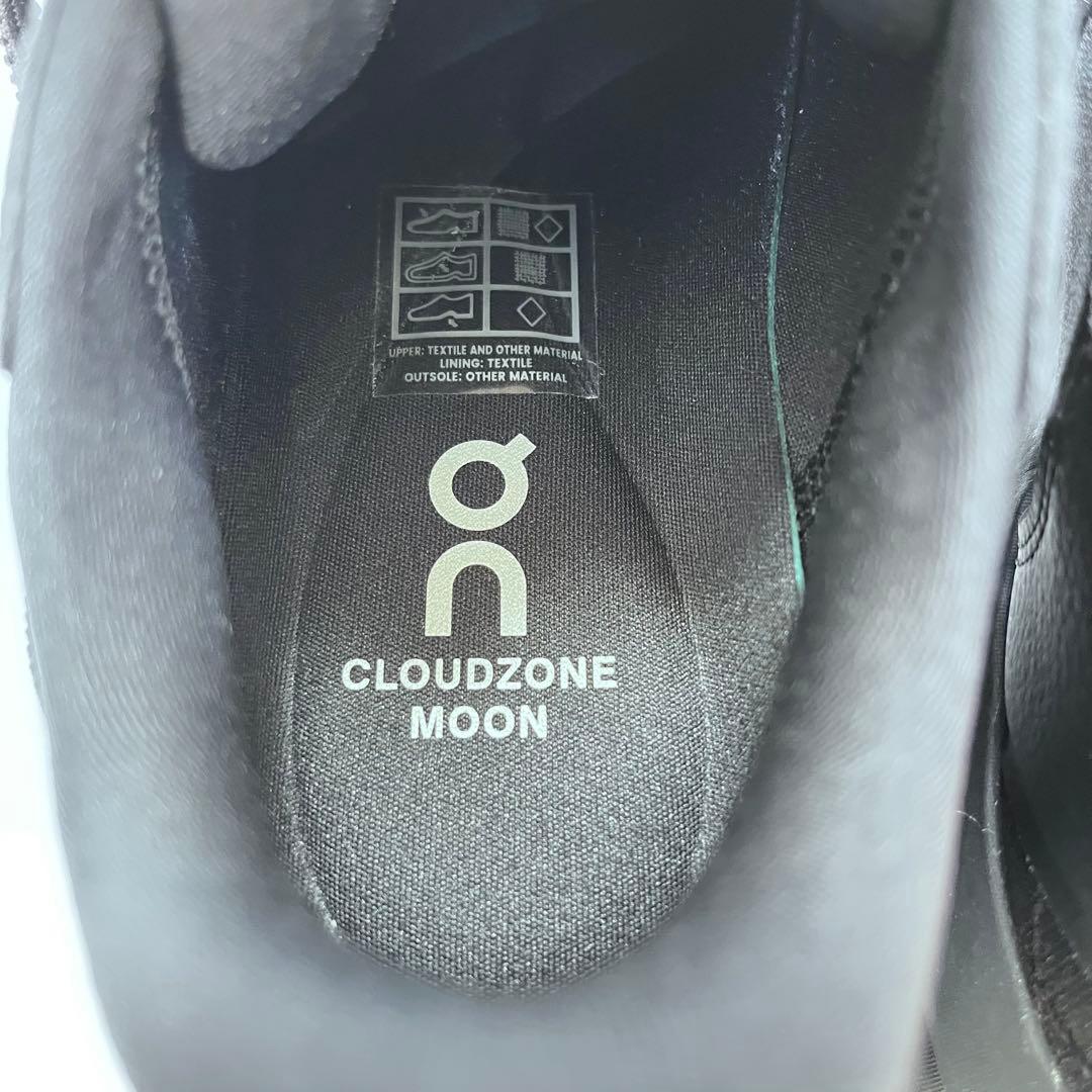 未使用級✨ On オン クラウドゾーン ムーン スニーカー 黒 24cm