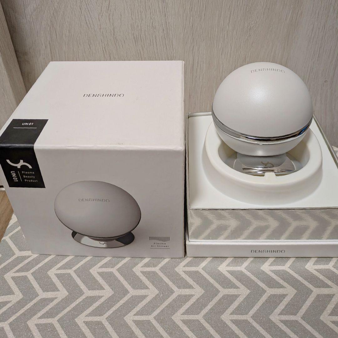 DENSHINDO プラズマエアシャワー 美顔器Un アン UN01-W