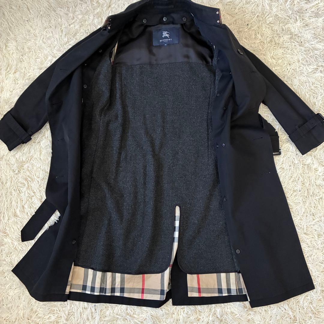美品✨バーバリーロンドン ロング トレンチコート 着丈97ノバチェック ライナー