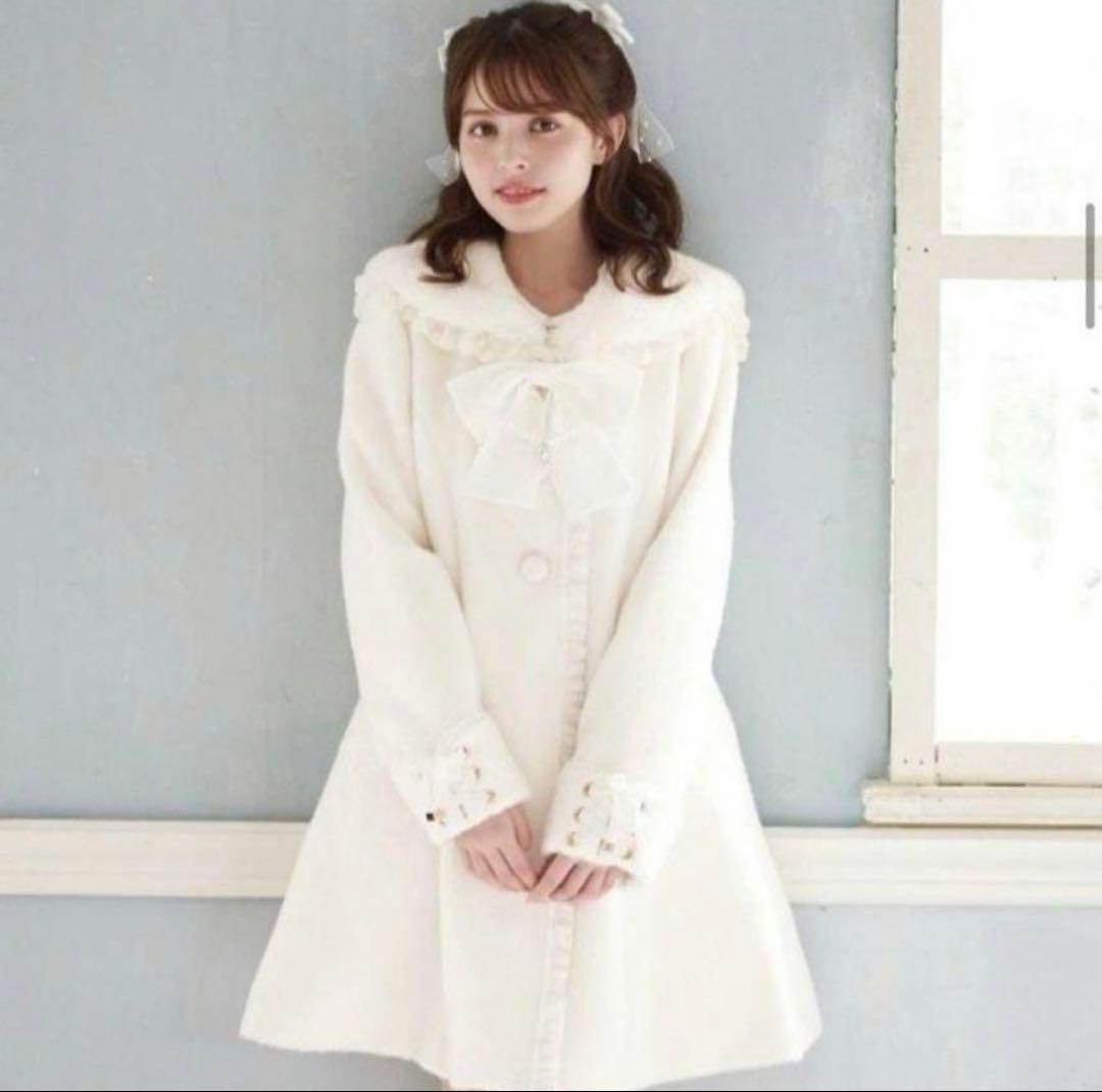 LIZLISA ファーセーラーAラインコート