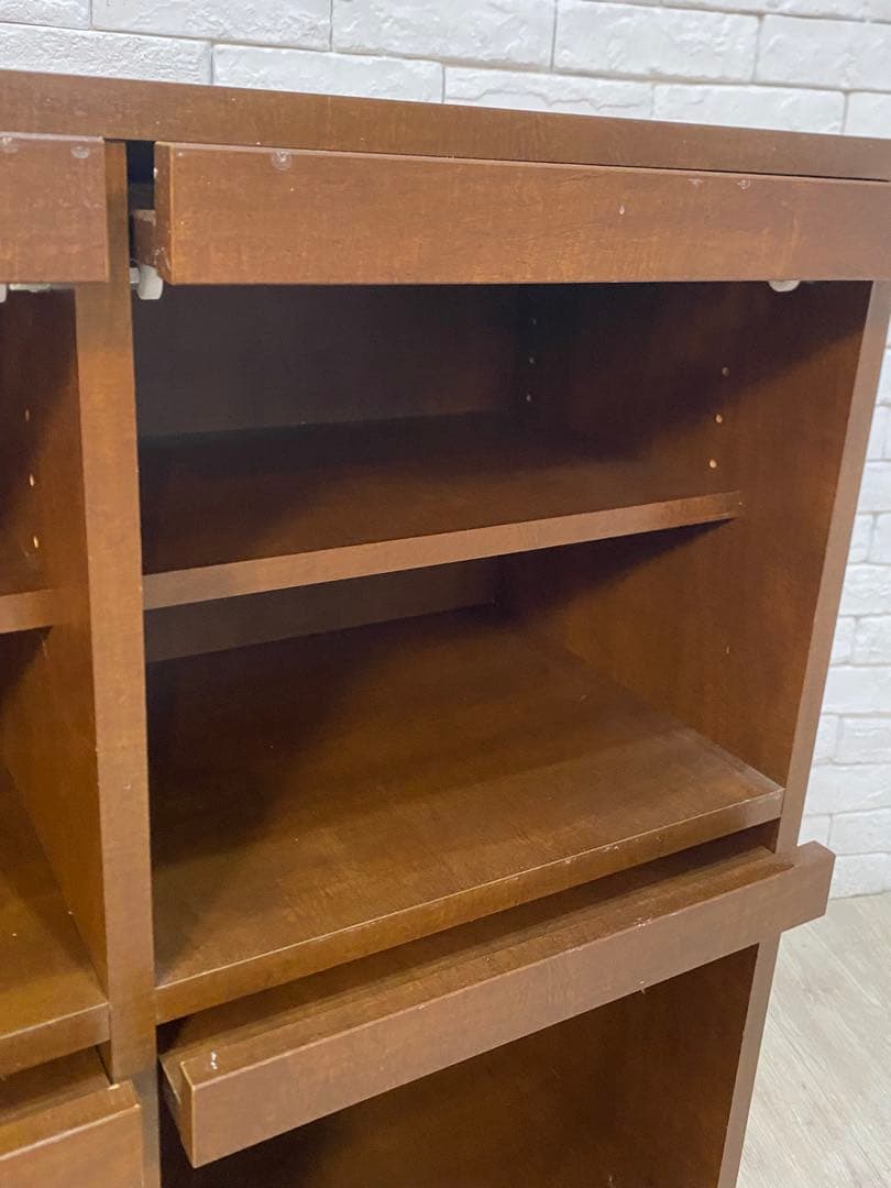 【東京都内23区配送無料】B-COMPANY ブックシェルフ　棚　チェスト　昭和