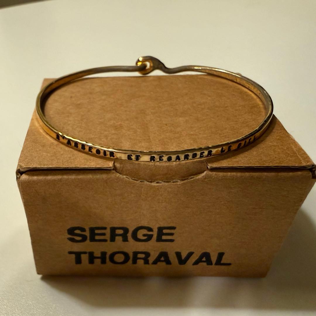セルジュトラヴァルSERGE THORAVALバングル　ゴールド　18K ブレス