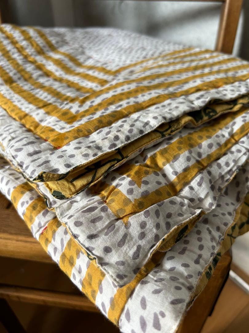 【美品】定価3万円インド製キルトマット