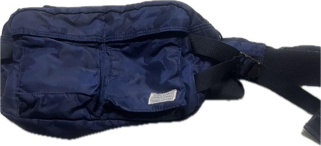 PORTER ×APE ボディバッグ ネイビー