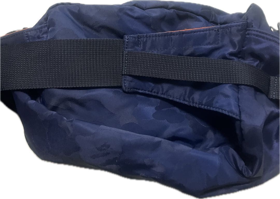 PORTER ×APE ボディバッグ ネイビー