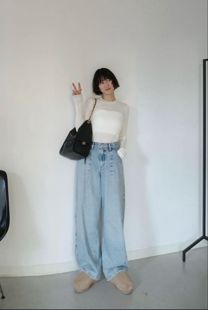 り*み様 CLANE COCOON BULKY DENIM PANTS