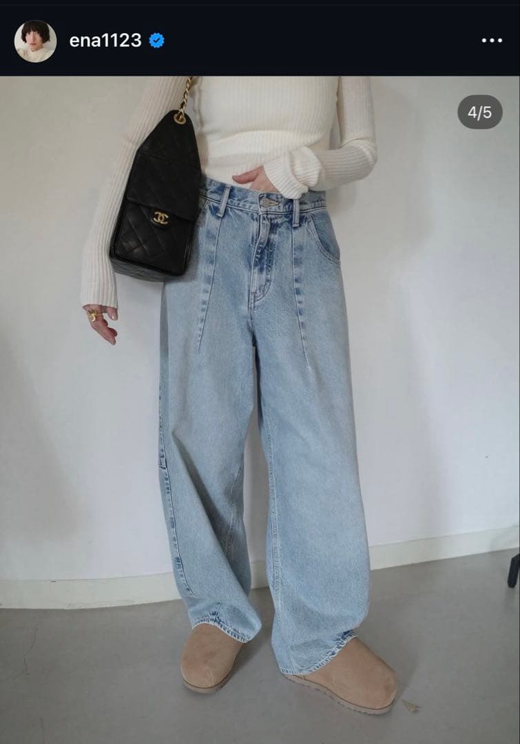 り*み様 CLANE COCOON BULKY DENIM PANTS