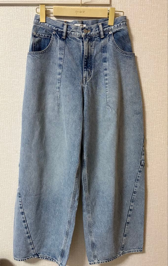 り*み様 CLANE COCOON BULKY DENIM PANTS