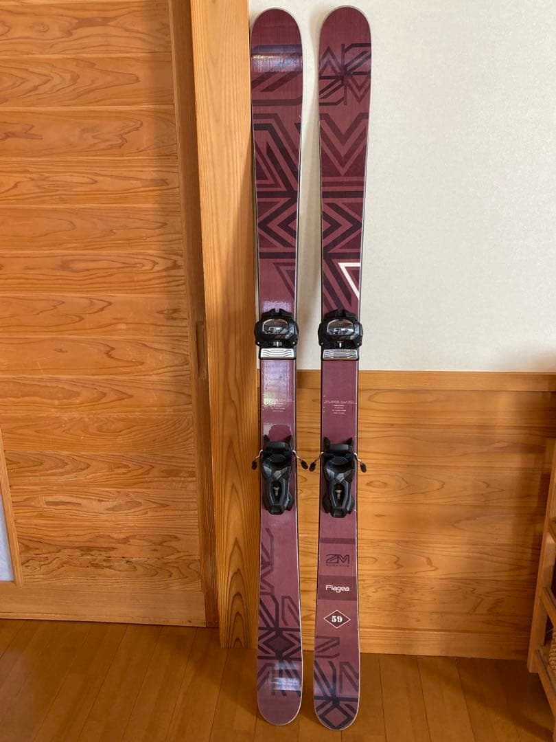 スキーセット SALOMONスキー靴 24センチ ZUMAスキー板159センチ