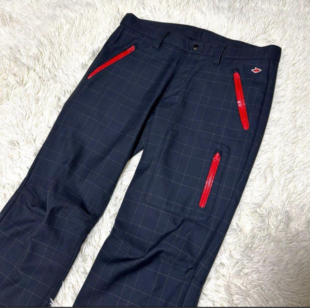 ✨2回のみ着用✨️パーリーゲイツ 防風パンツ 裏起毛 ストレッチ 暖パン XL