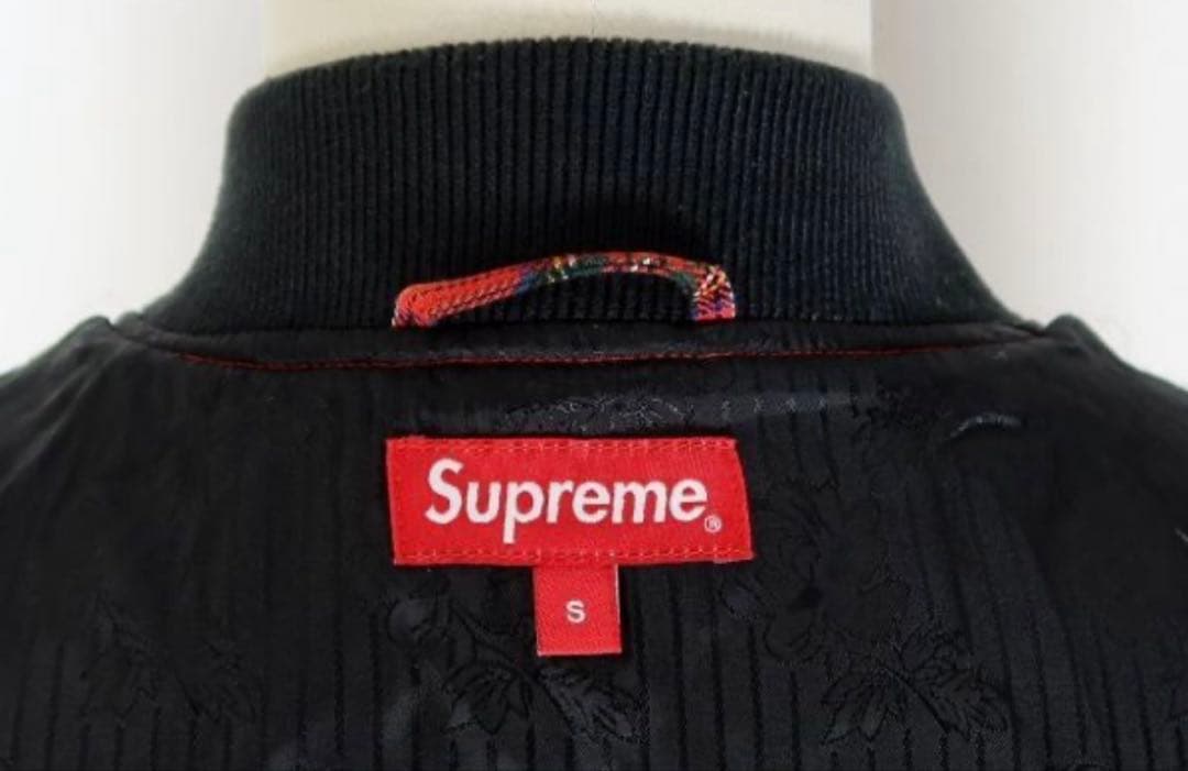 タ*ロ様 supreme 13AW plaid bomber jacket
