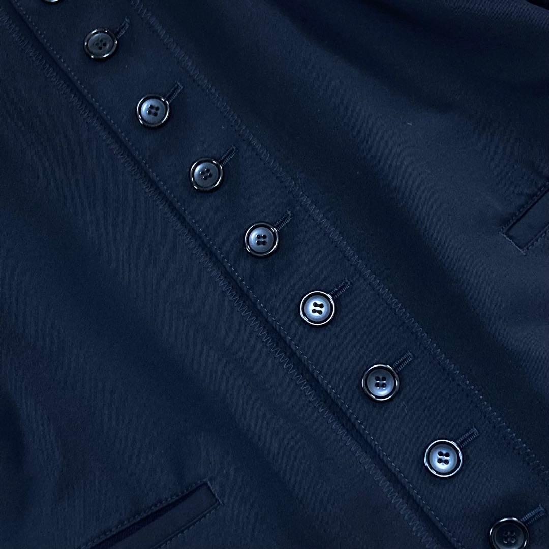 トリココムデギャルソン 18AW 連ボタン 異素材切替 スタンドカラージャケット