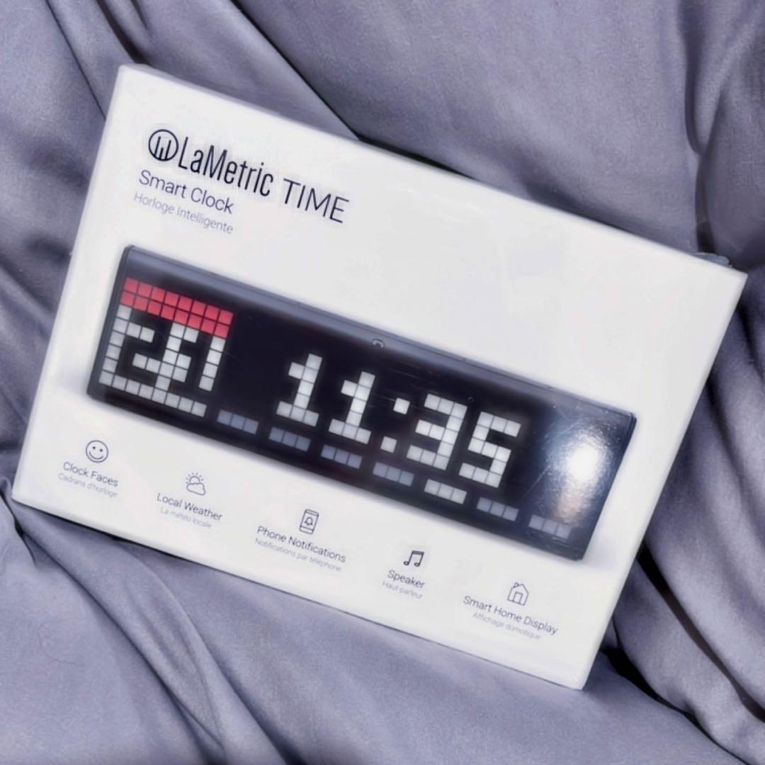 【早い者勝ち】LaMetric Time アプリ付きWi-Fi時計