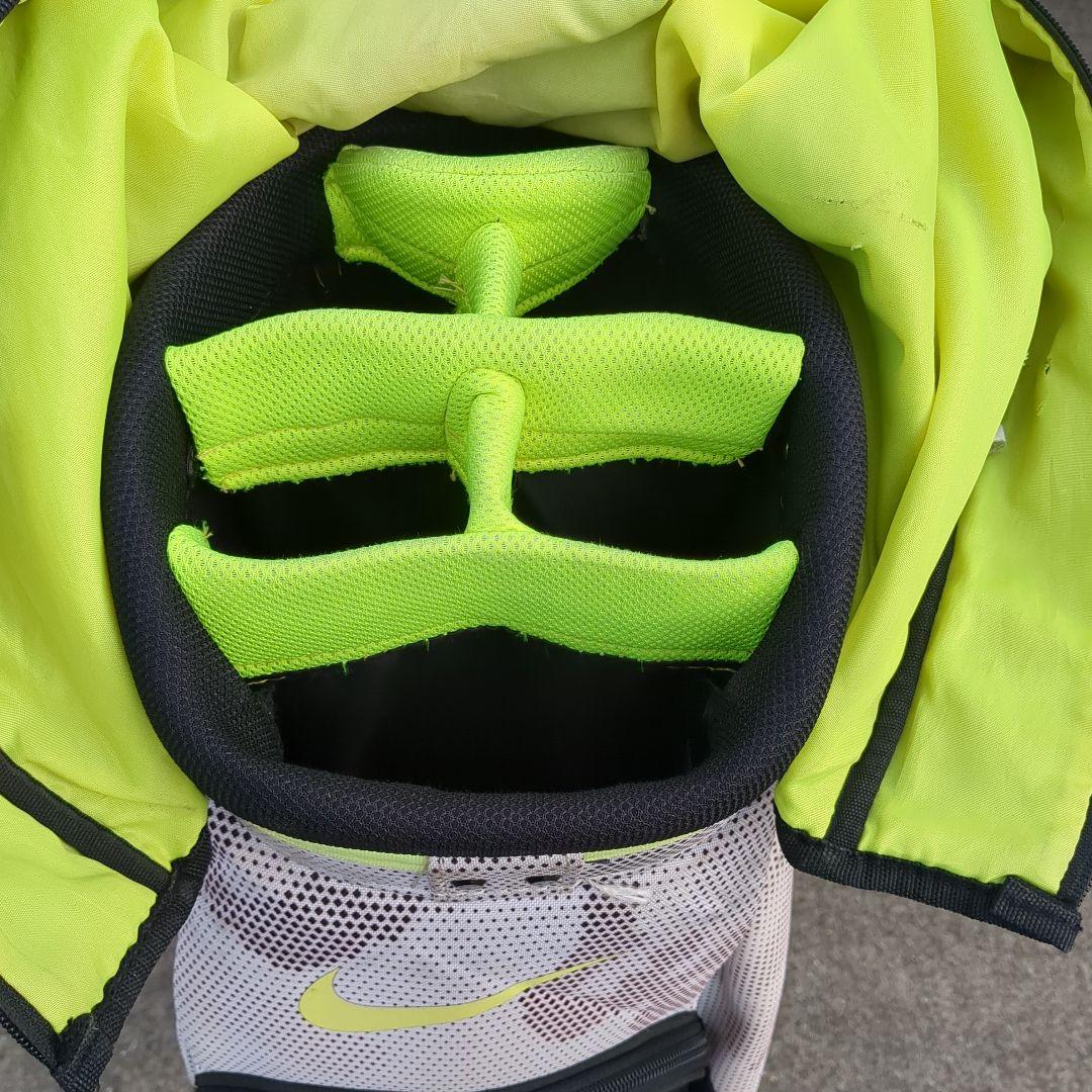 良品軽量Nike ゴルフバッグ ホワイト/ブラック/イエロー