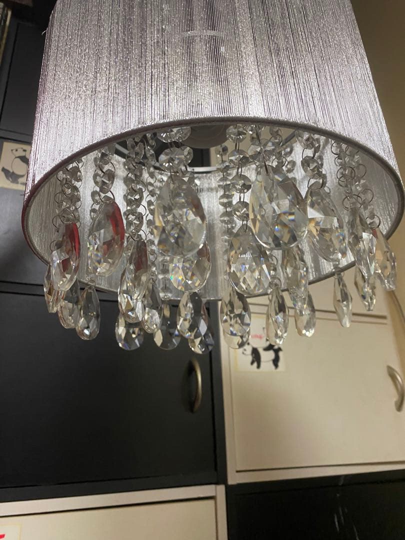 美しい光♦️クリスタル♦️ シャンデリア キラキラ♦️点灯確認済み♦️補償付 送料込