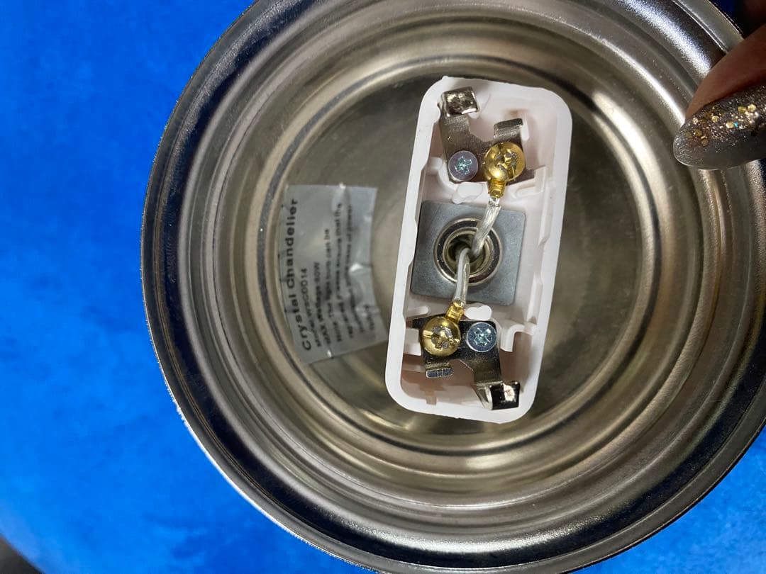 美しい光♦️クリスタル♦️ シャンデリア キラキラ♦️点灯確認済み♦️補償付 送料込