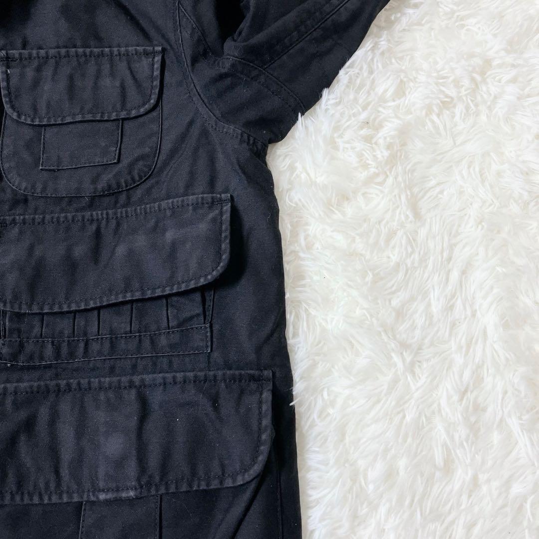 エンジニアードガーメンツ ハンティングジャケット 黒 USA製 フード S