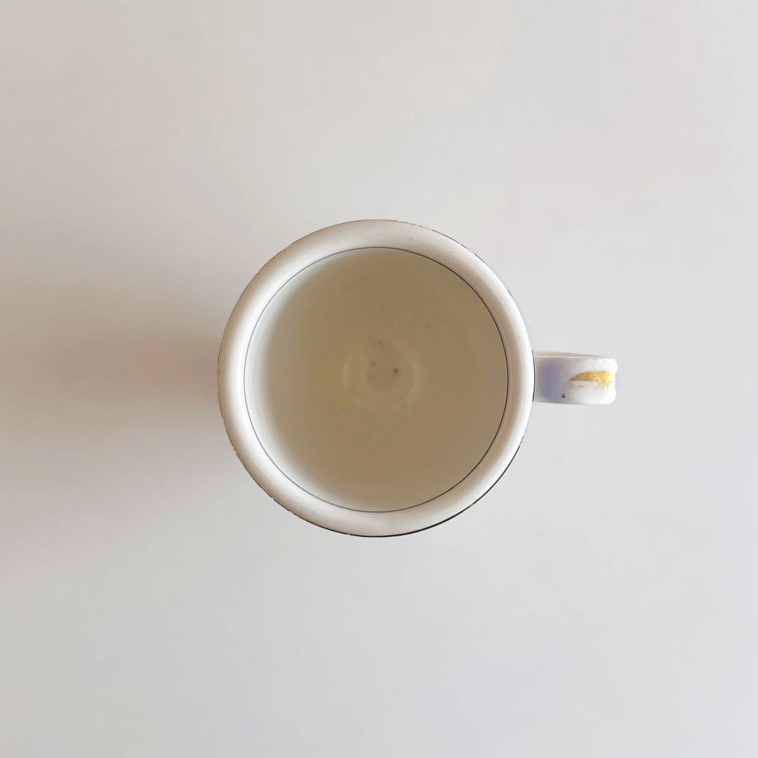アンティーク ブリュロ コーヒーカップ フランス