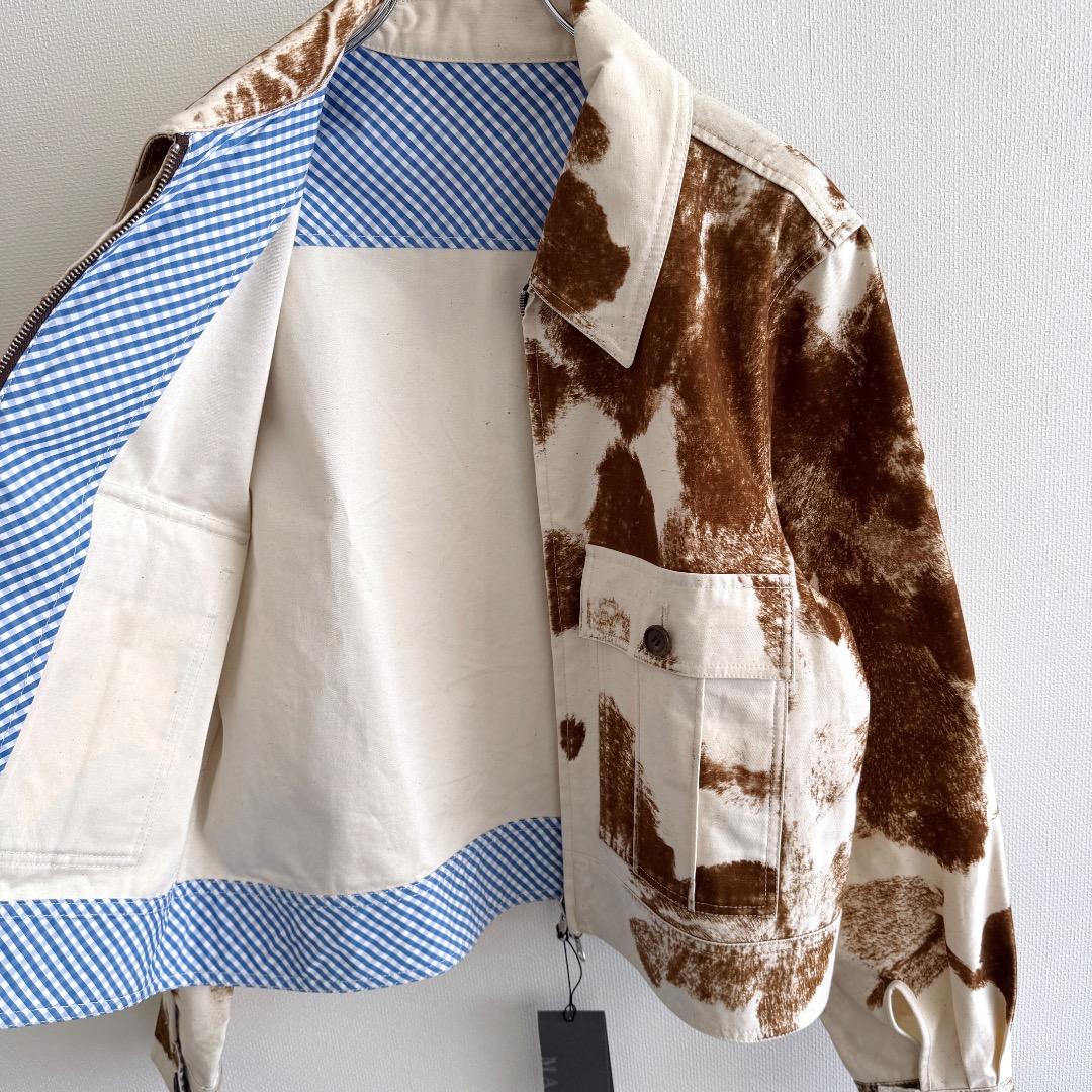 希少 MASU 25SS FLOCKY COW SPORTS JACKET 48