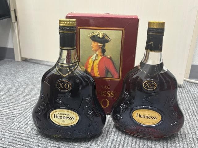 【Haruka yuki】Hennessy XO 2本セット 金キャップ