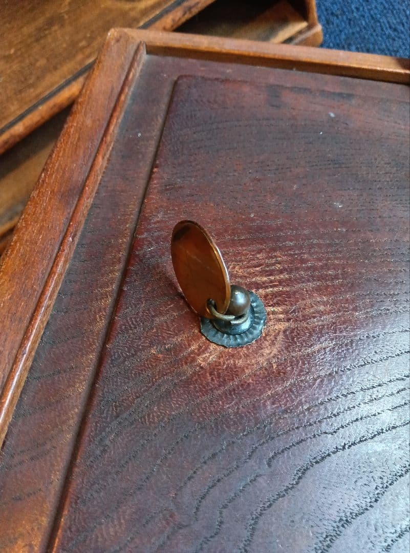 アンティーク　引出し付木箱　茶箱　 小型引出し　小型棚　収納　和風