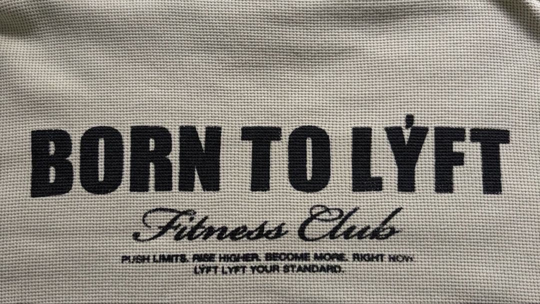 【完売品】LYFT VINTAGE ロングTシャツ サーマル生地 IVORY