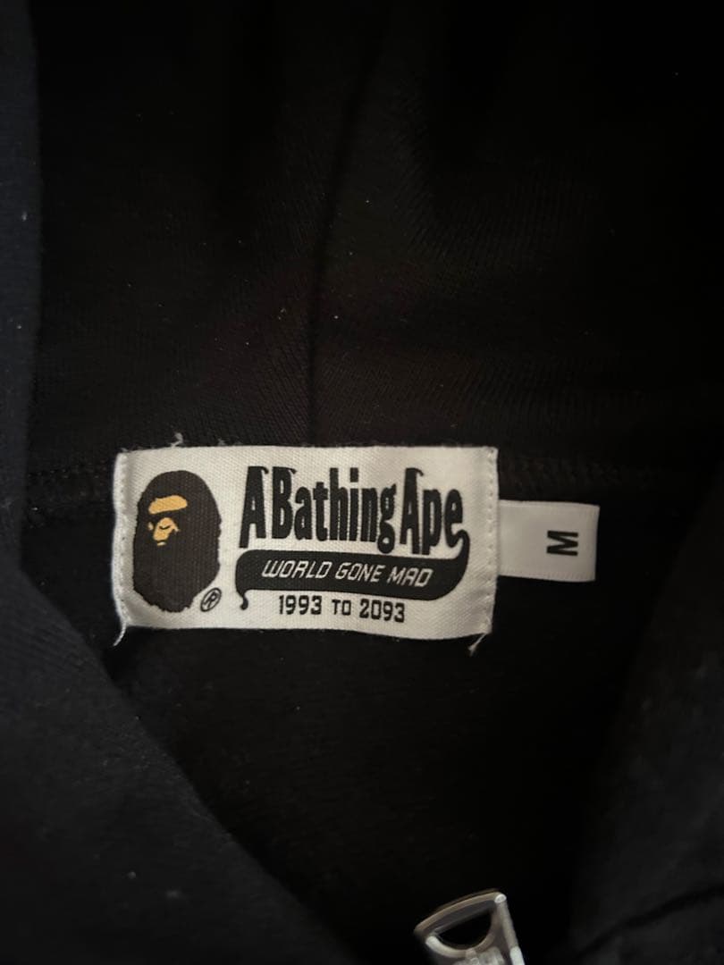 A BATHING APE ブラックパーカー Mサイズ
