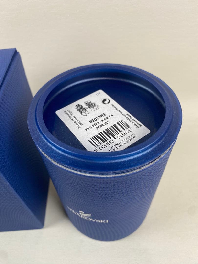 置物 SWAROVSKI KRIS BEAR PRINCE&PRINCESS