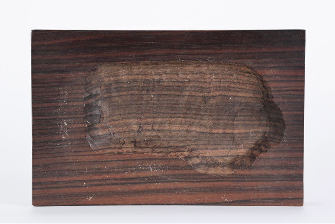 孔雀石 菊花石 梅花石 紋石 桜石 鑑賞石 原石 5.4kg 台座付 水石 盆石