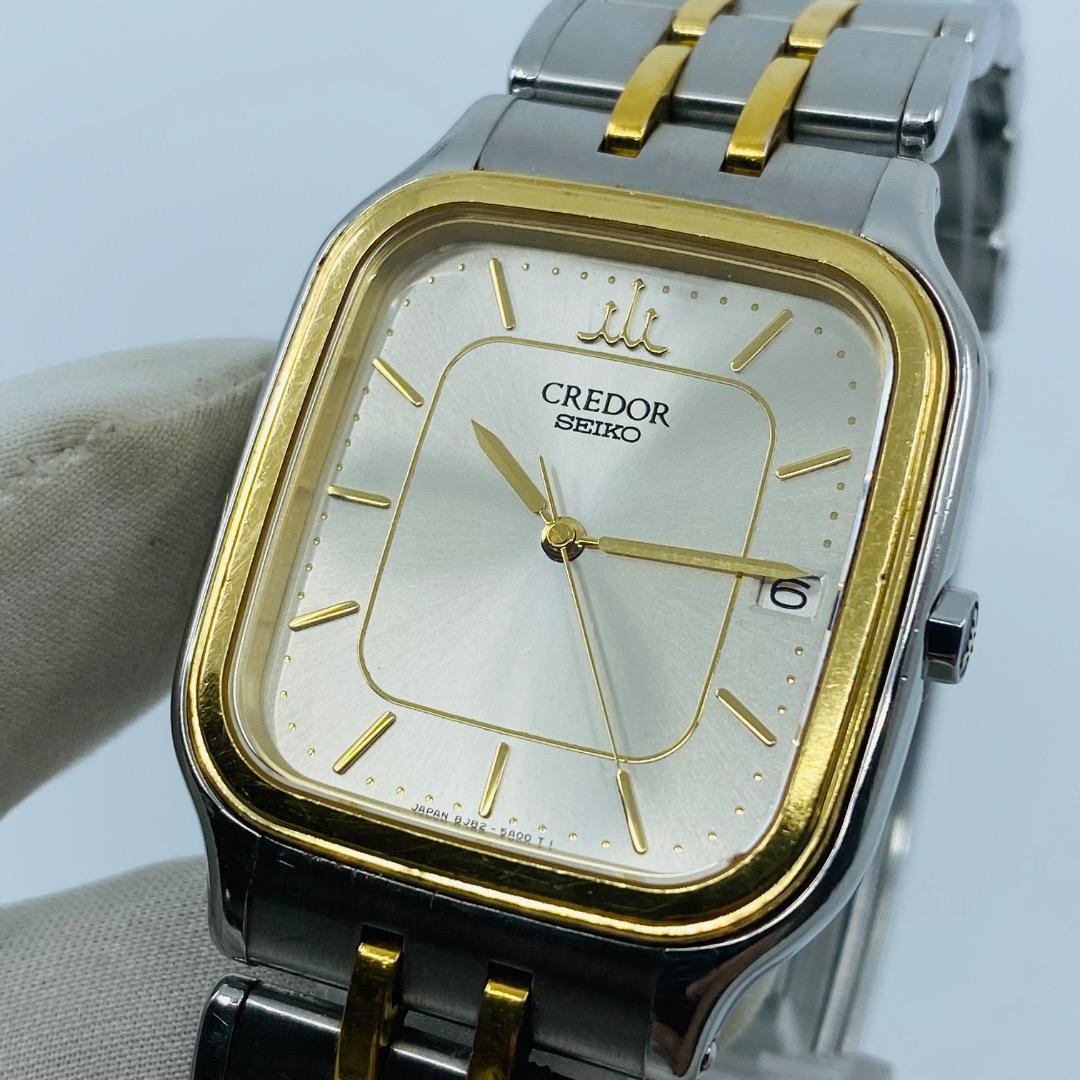 【稼動品】SEIKO CREDOR 8J82-5A00 クレドール ゴールド