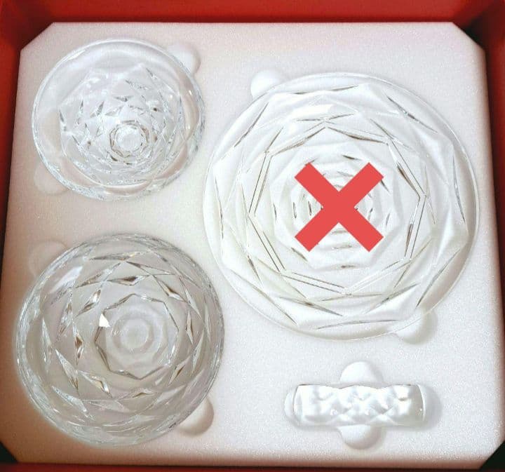 バカラ スウィング アジアン セット(ボウル・カップ・箸置き) 3点セット レア