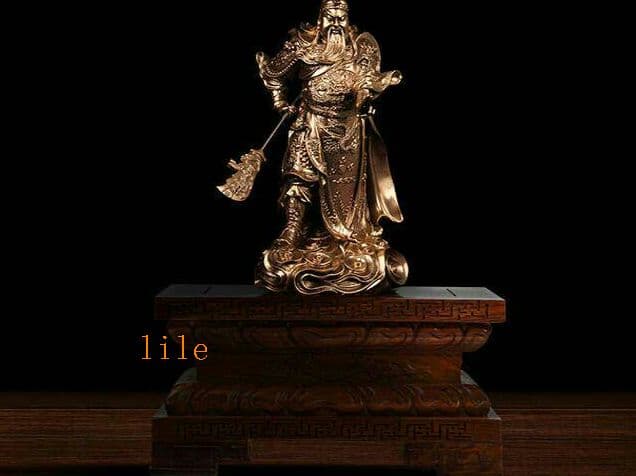赤木仏像台座実木彫刻加高を安置する観音財神振子長方形木質ブラケット5