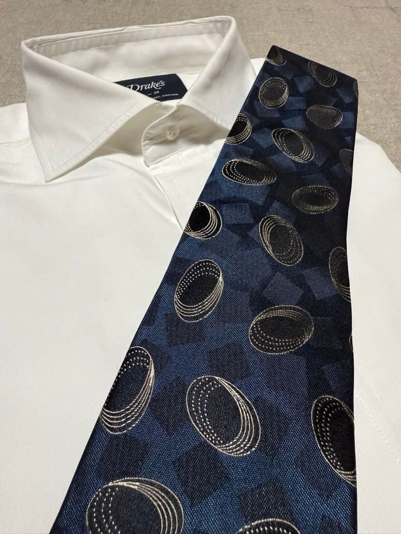 Holliday & Brown／BEAMS F別注／サークル／ジャガードタイ