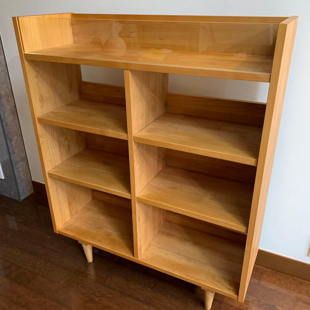 モモナチュラル COMO SHELF M 本棚　棚　美品