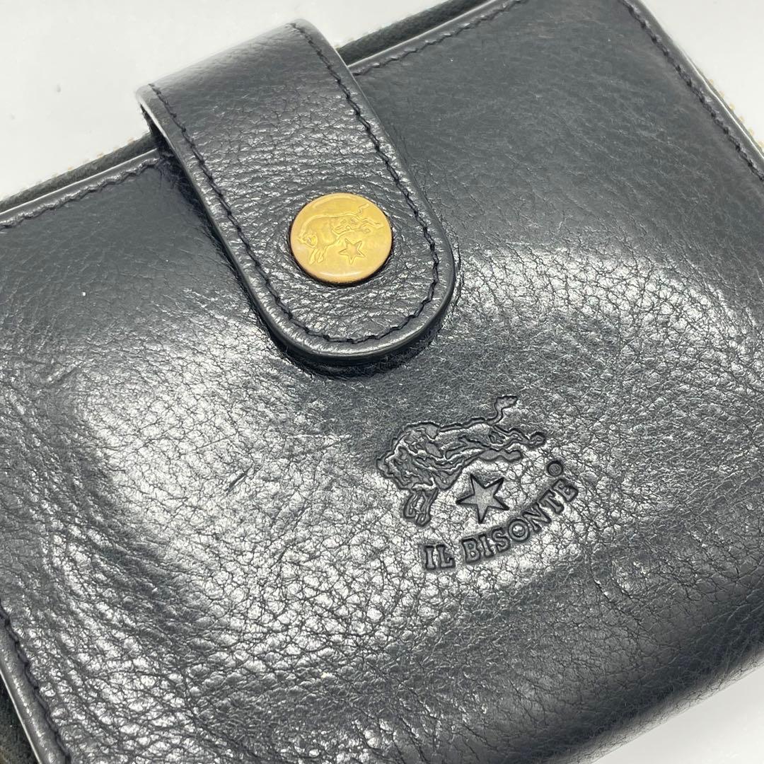 イルビゾンテ IL BISONTE 牛革 二つ折り財布 小銭入れ付き CO960