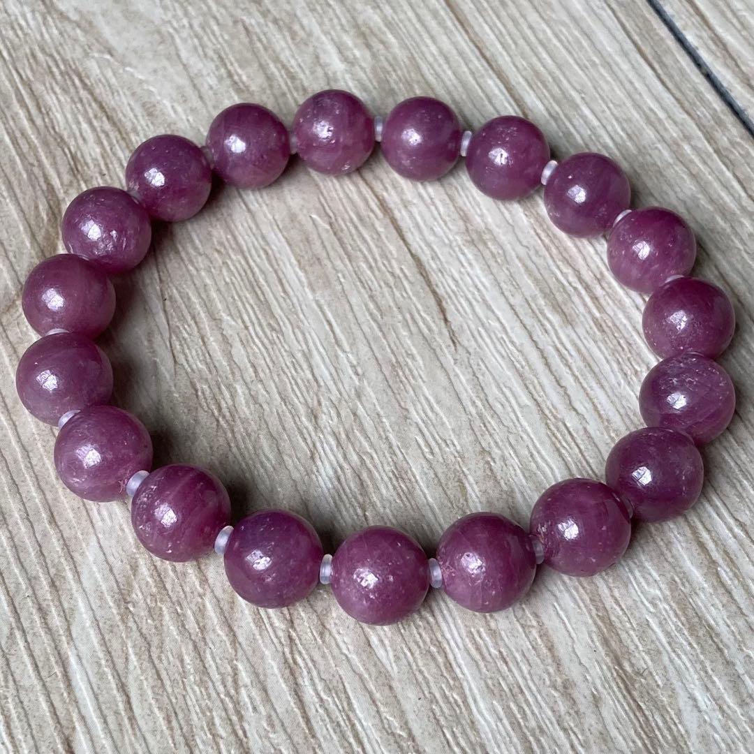 勝利の石で成功を勝ち取る/ルビー/パワーストーンブレスレット