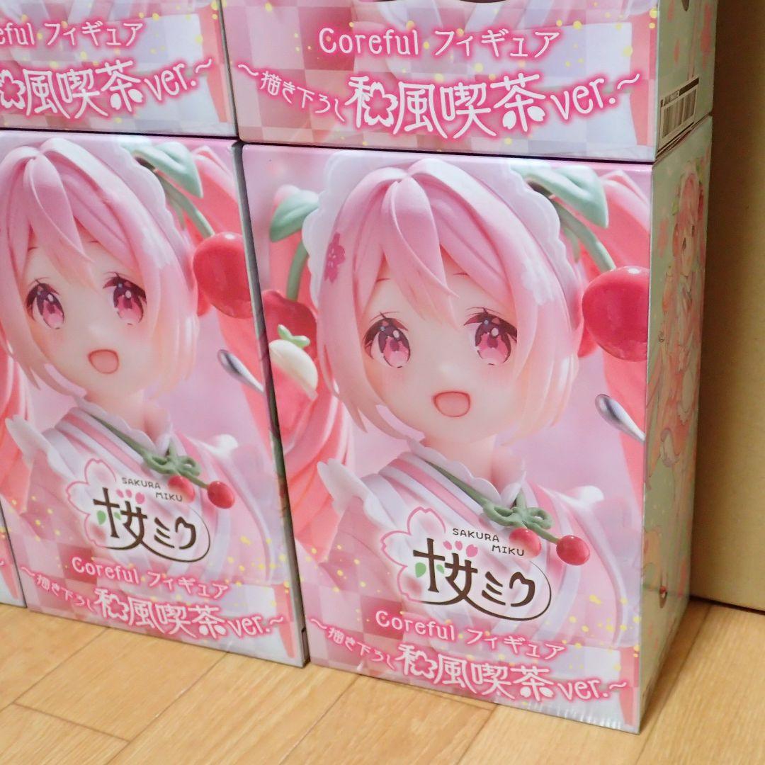 タイトー 初音ミク 桜ミク 和風喫茶 coreful フィギュア プライズ 8個