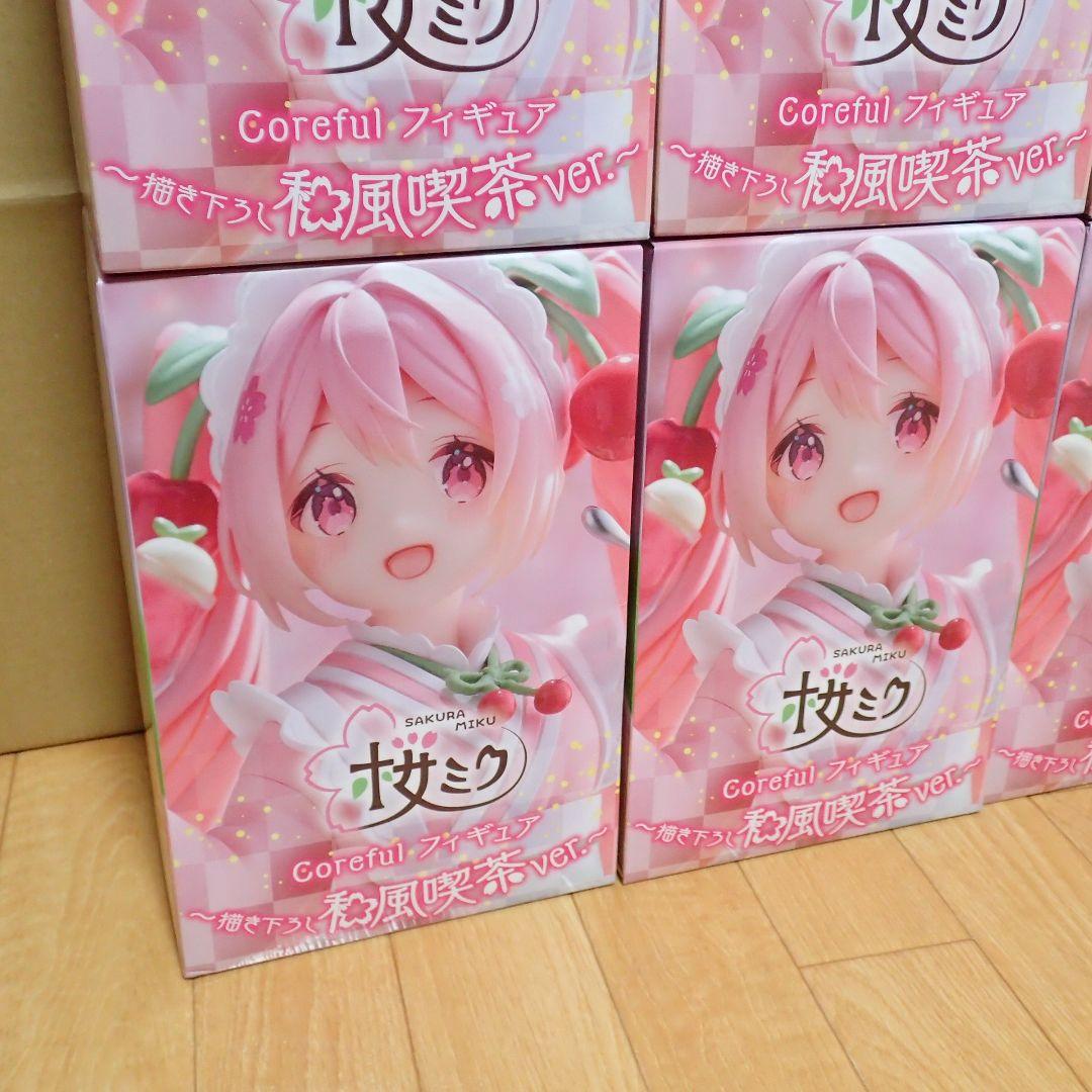 タイトー 初音ミク 桜ミク 和風喫茶 coreful フィギュア プライズ 8個