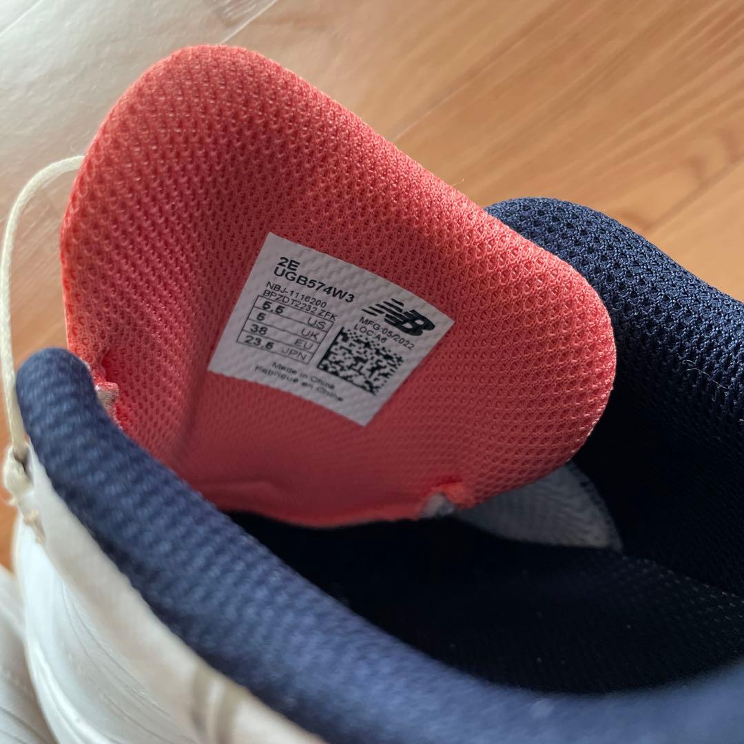 23.5cm New Balance 574 ゴルフシューズ BOAシステム