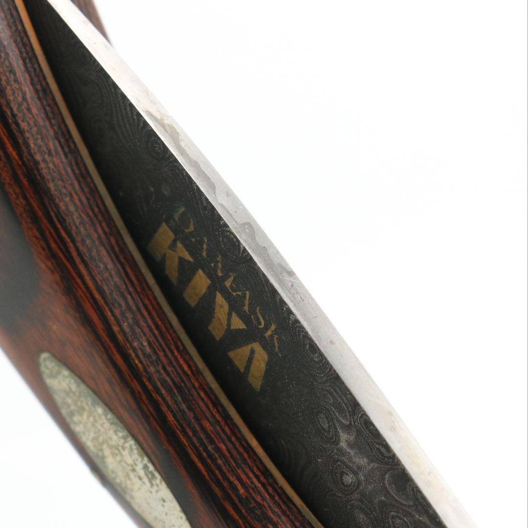 日本橋 木屋 KIYA ダマスカス フォールディングナイフ1985　V957