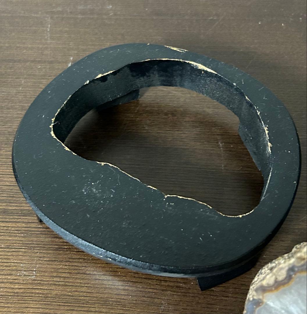 アゲート 瑪瑙 メノウ 原石 グレーブラウン　鑑賞石