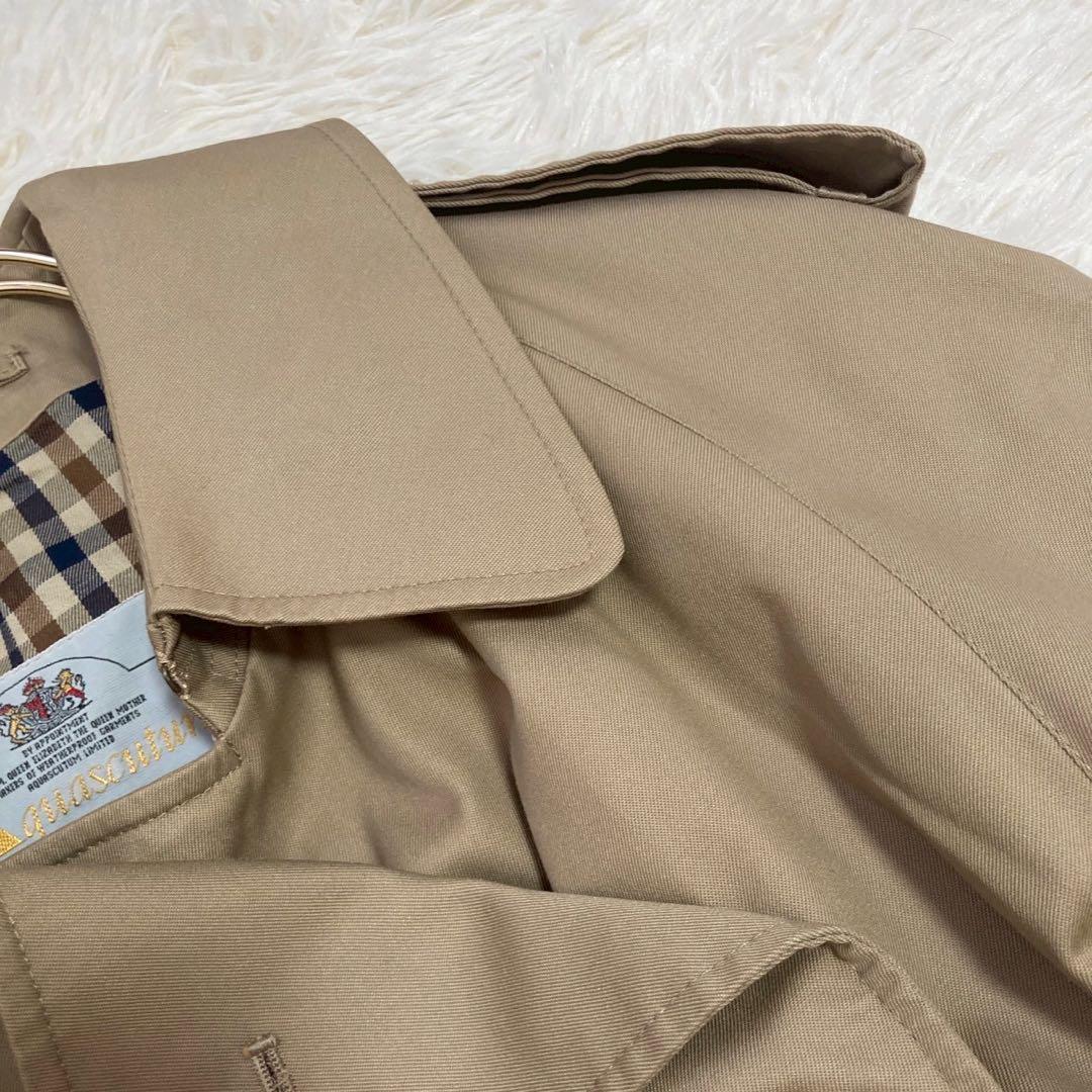 Aquasciam トレンチコート ベージュ オフィス キレイめ オシャレ