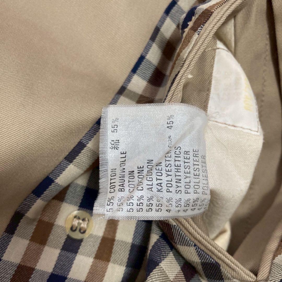 Aquasciam トレンチコート ベージュ オフィス キレイめ オシャレ