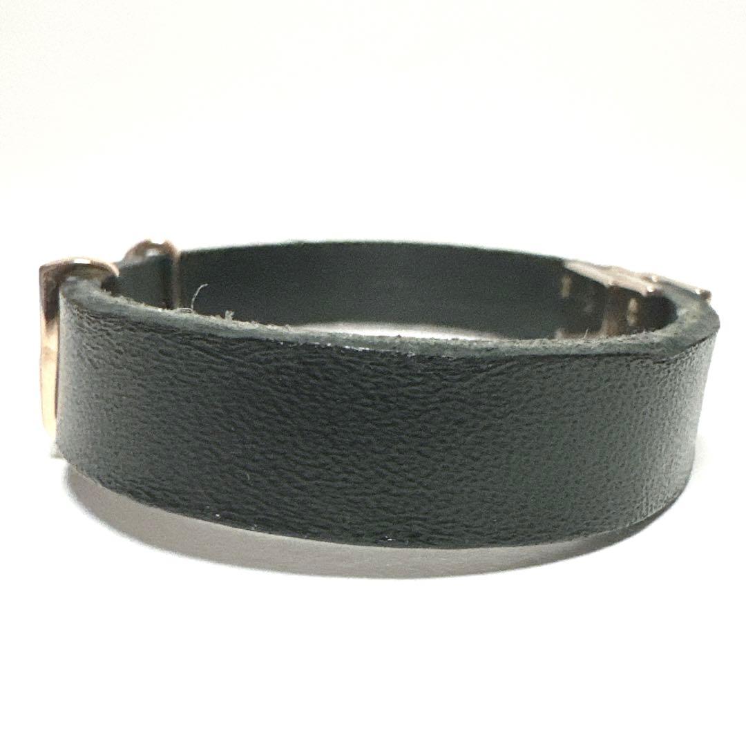 美品　SAINT LAURENT 　サンローラン　ブレスレット　バングル　レザー