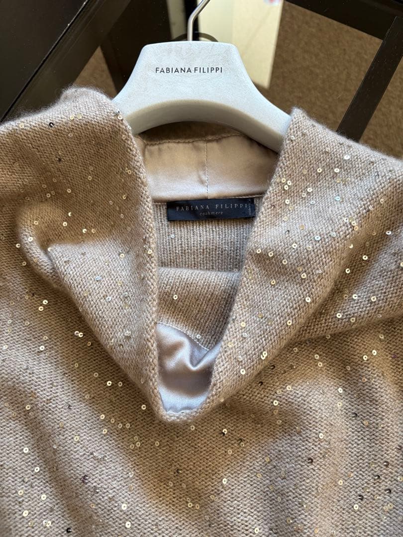 FABIANA FILIPPI ファビアナフィリィピ　カシミヤスパンコールニット