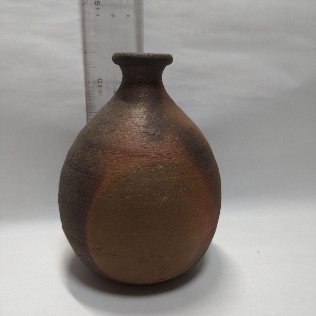 藤原雄　備前焼　徳利　３客